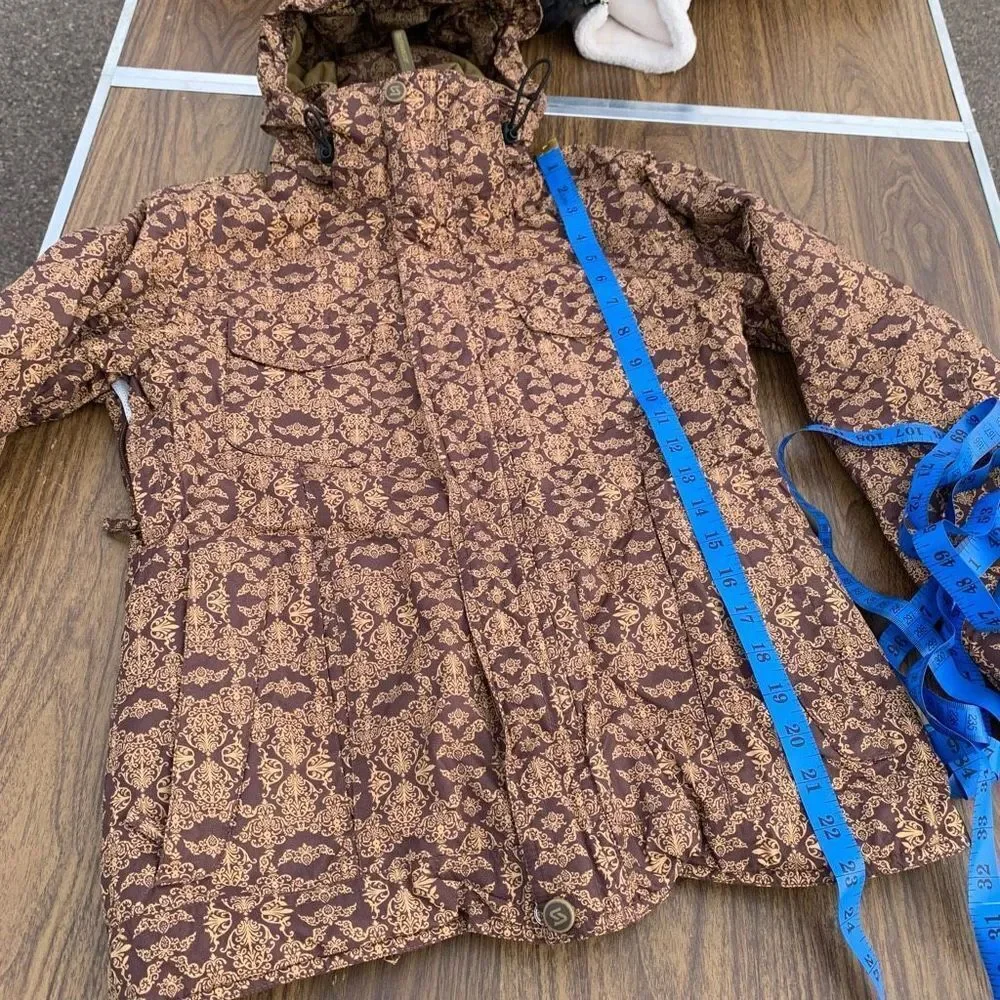 SIMS ski jacket brown sz xs womens